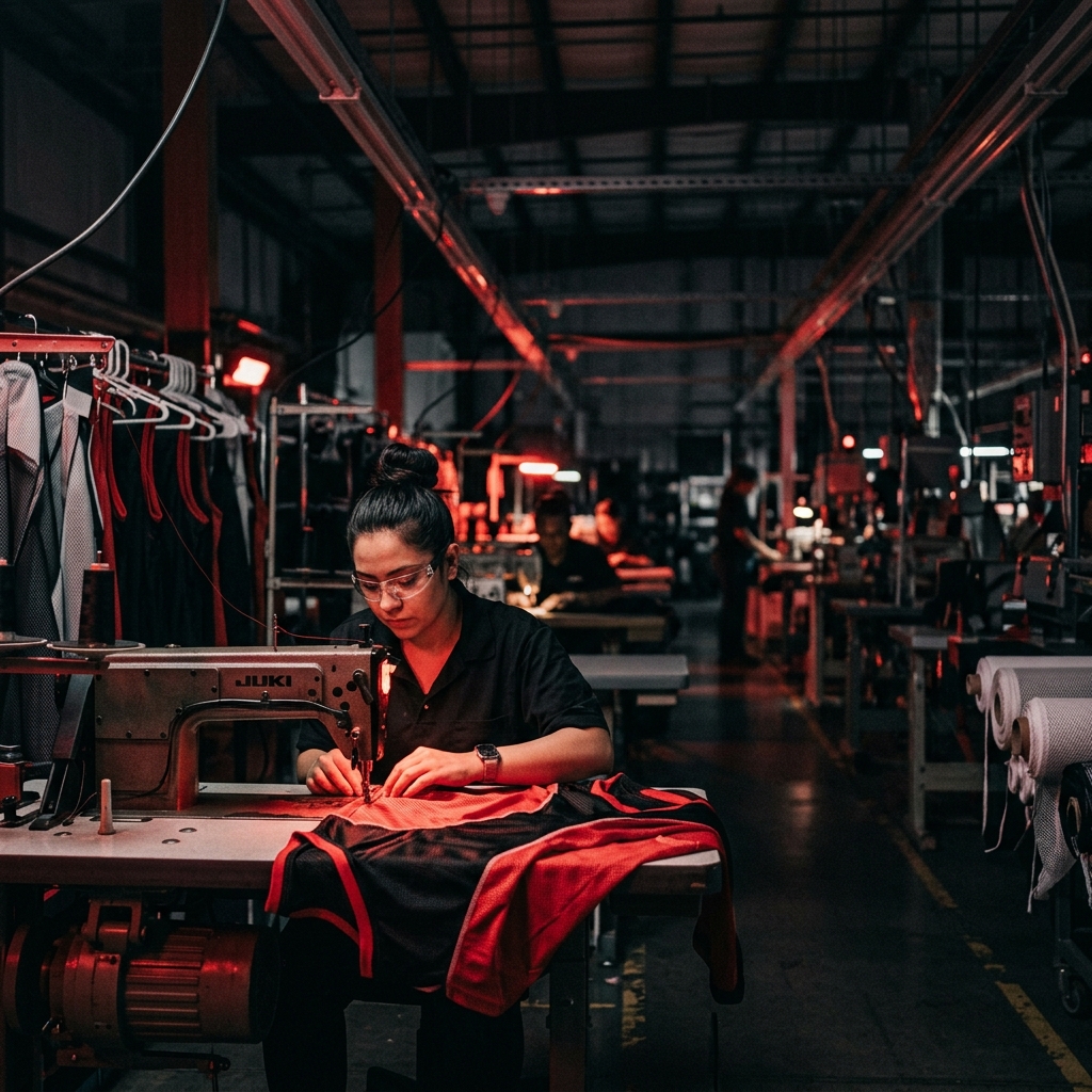 Sapiro Sports B2B sportswear manufacturing facility